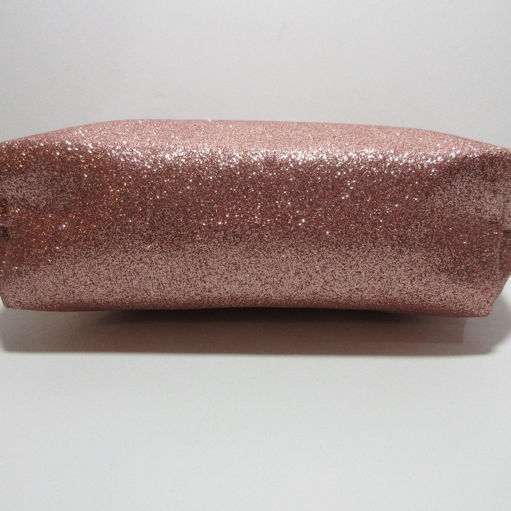 Benefit Cosmetics Duffle Bag AND Pink Glitter Zippered Cosmetic Bag Set - Picture 6 of 8